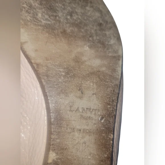 Lavin Paris Soft Pale Pink Lamb Leather Elasticized Pull Up Loafers 39 - Picture 8 of 10